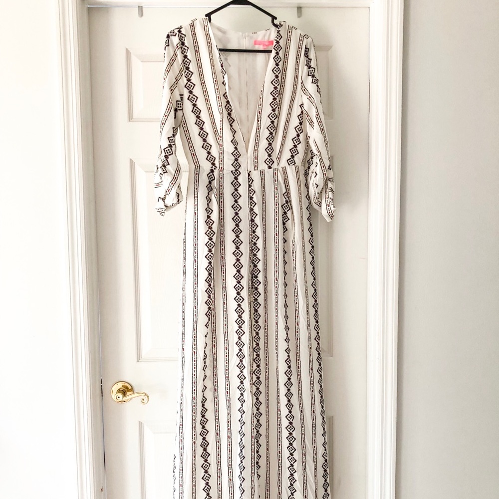 Maxi Dress/Romper Combo